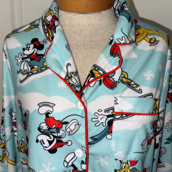 Disney womens sz small 2 pc pajama set , holiday theme - Picture 3 of 8